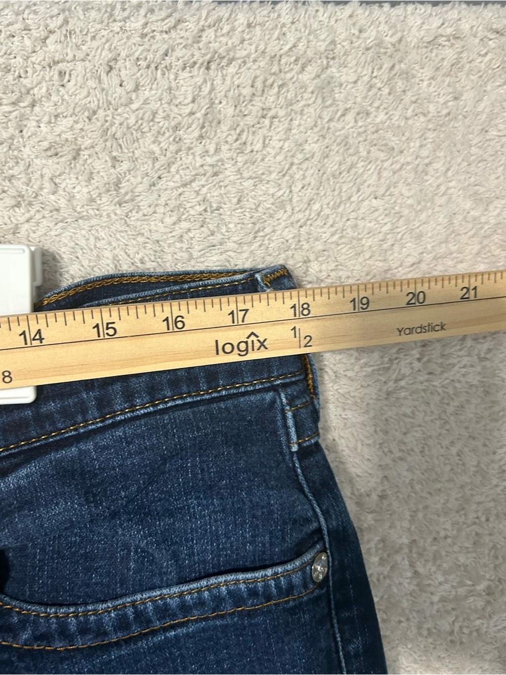 True Religion Ricky Relaxed Straight Jeans Men’s 36 Denim. Flaw See Pics - Picture 2 of 13